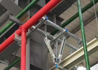 麻江该抗震支架的整体式支吊架结构协调性好